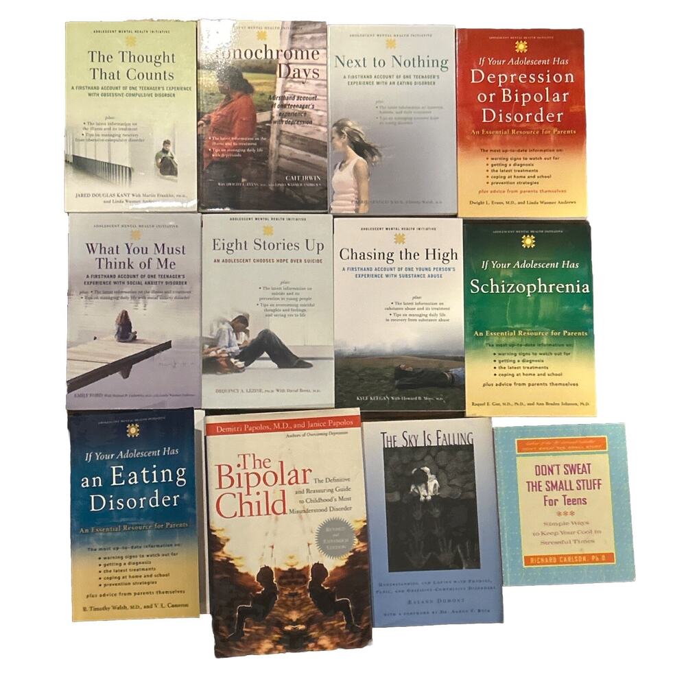 School Counselor’s Mental Health Book Library- Teenage/High School - Lot of 12